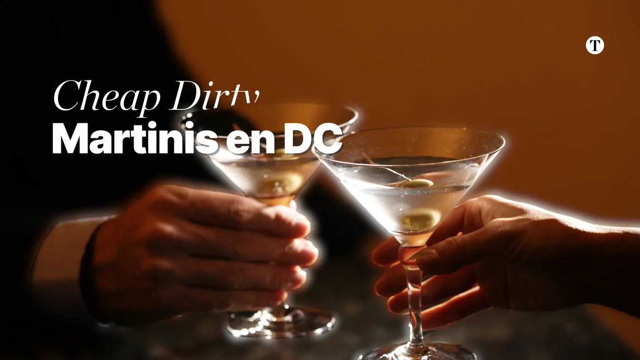 Martinis por menos de $8: la nueva tendencia DC 🍸